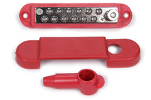 Load image into Gallery viewer, QUICKCAR RACING PRODUCTS 57-8012 Red Terminal Buss Bar w/Covers