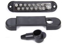 QUICKCAR RACING PRODUCTS 57-8022 Black Terminal Buss Bar w/Covers