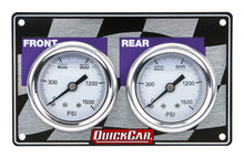 Load image into Gallery viewer, QUICKCAR RACING PRODUCTS 61-103 Mini Brake Bias Gauge Panel Horizontal