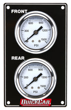 Load image into Gallery viewer, QUICKCAR RACING PRODUCTS 61-105 Mini Brake Bias Gauge Panel Vertical Black