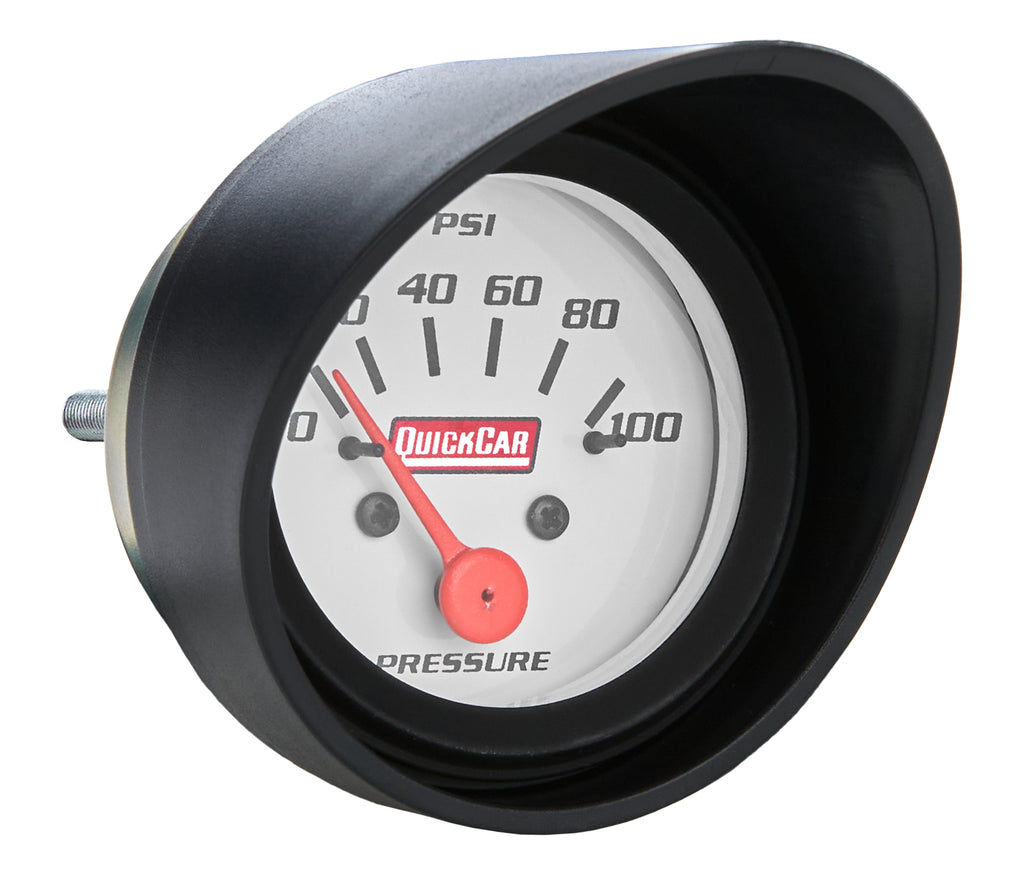 QUICKCAR RACING PRODUCTS 61-216 Gauge Visor Black 2-1/16in Gauges