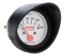 Load image into Gallery viewer, QUICKCAR RACING PRODUCTS 61-216 Gauge Visor Black 2-1/16in Gauges