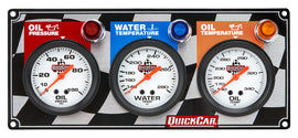 QUICKCAR RACING PRODUCTS 61-6011 3 Gauge Panel OP/WT/OT