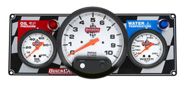 QUICKCAR RACING PRODUCTS 61-6031 2-1 Gauge Panel Tach OP/WT