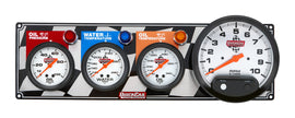 QUICKCAR RACING PRODUCTS 61-6041 3-1 Gauge Panel OP-WT-OT-Tach