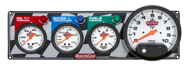 QUICKCAR RACING PRODUCTS 61-6042 3-1 Gauge Panel OP-WT-FP-Tach