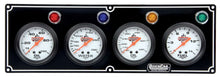 Load image into Gallery viewer, QUICKCAR RACING PRODUCTS 61-6721 4 Gauge Panel  OP/WT/OT/ FP Black
