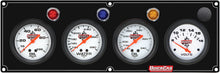 Load image into Gallery viewer, QUICKCAR RACING PRODUCTS 61-6727 4 Gauge Panel OP/WT/OT/VT Black