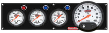 Load image into Gallery viewer, QUICKCAR RACING PRODUCTS 61-6746 3-1 Gauge Panel OP/WT/WP Black
