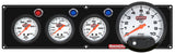 QUICKCAR RACING PRODUCTS 61-6746 3-1 Gauge Panel OP/WT/WP Black