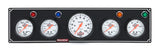 QUICKCAR RACING PRODUCTS 61-67513 3-1 Gauge Panel OP/WT/OP /FP w/3-3/8in Tach Black