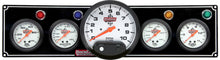 Load image into Gallery viewer, QUICKCAR RACING PRODUCTS 61-6751 3-1 Gauge Panel OP/WT/OP /FP w/5in Tach Black