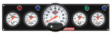 QUICKCAR RACING PRODUCTS 61-6756 4-1 Gauge Panel OP/WT/FP15/WP Black
