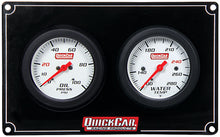 Load image into Gallery viewer, QUICKCAR RACING PRODUCTS 61-7001 2 Gauge Extreme Panel OP/WT
