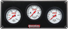 Load image into Gallery viewer, QUICKCAR RACING PRODUCTS 61-7012 3 Gauge Extreme Panel OP/WT/FP