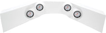 Load image into Gallery viewer, QUICKCAR RACING PRODUCTS 61-7024 Extreme 4-Gauge Molded Dash OP/WT/OT/FP White