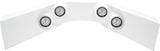 QUICKCAR RACING PRODUCTS 61-7024 Extreme 4-Gauge Molded Dash OP/WT/OT/FP White