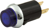 QUICKCAR RACING PRODUCTS 61-702 Warning Light  3/4  Blue Carded
