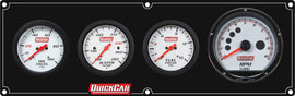 QUICKCAR RACING PRODUCTS 61-7342 Extreme 3-1 Panel w/Tach OP/WT/FP Black