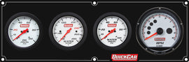 QUICKCAR RACING PRODUCTS 61-7346 Extreme 3-1 Panel w/Tach OP/WT/WP Black