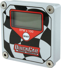 QUICKCAR RACING PRODUCTS 611-099 LCD Tachometer Checkered Flag Face