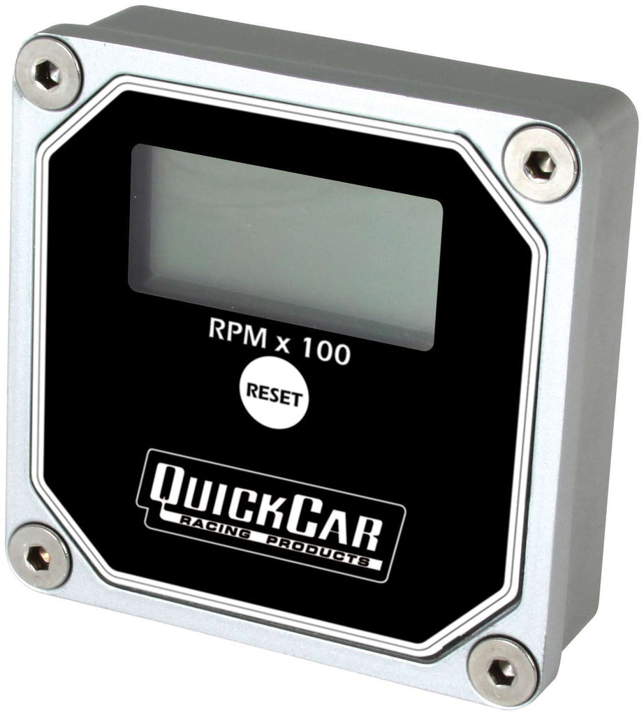 QUICKCAR RACING PRODUCTS 611-100 LCD Recall Tach Black