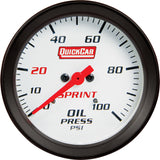 QUICKCAR RACING PRODUCTS 611-6004 Oil Pressure Sprint Gauge Only