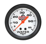 QUICKCAR RACING PRODUCTS 611-6018 Water Pressure Gauge 0-60PSI 2-5/8in
