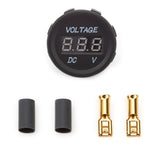 QUICKCAR RACING PRODUCTS 611-9017 Volt Gauge 1-3/8in Blue LED
