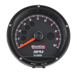 QUICKCAR RACING PRODUCTS 63-002 Redline Multi-Recall Tach Black