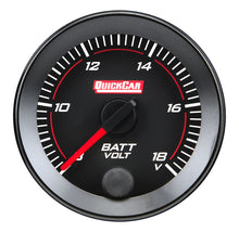 Load image into Gallery viewer, QUICKCAR RACING PRODUCTS 65-007 RedLine  Gauge 2-1/16in Voltmeter  8-18v