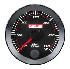 QUICKCAR RACING PRODUCTS 65-009 RedLine  Gauge 2-1/16in Oil Temperature 140-320F