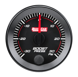 QUICKCAR RACING PRODUCTS 65-012 RedLine  Gauge 2-1/16in Boost  -30/30psi