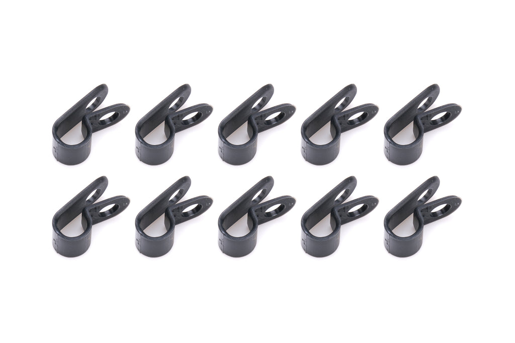 QUICKCAR RACING PRODUCTS 66-810 Adel Line Clamps Nylon 1/4in 10pk