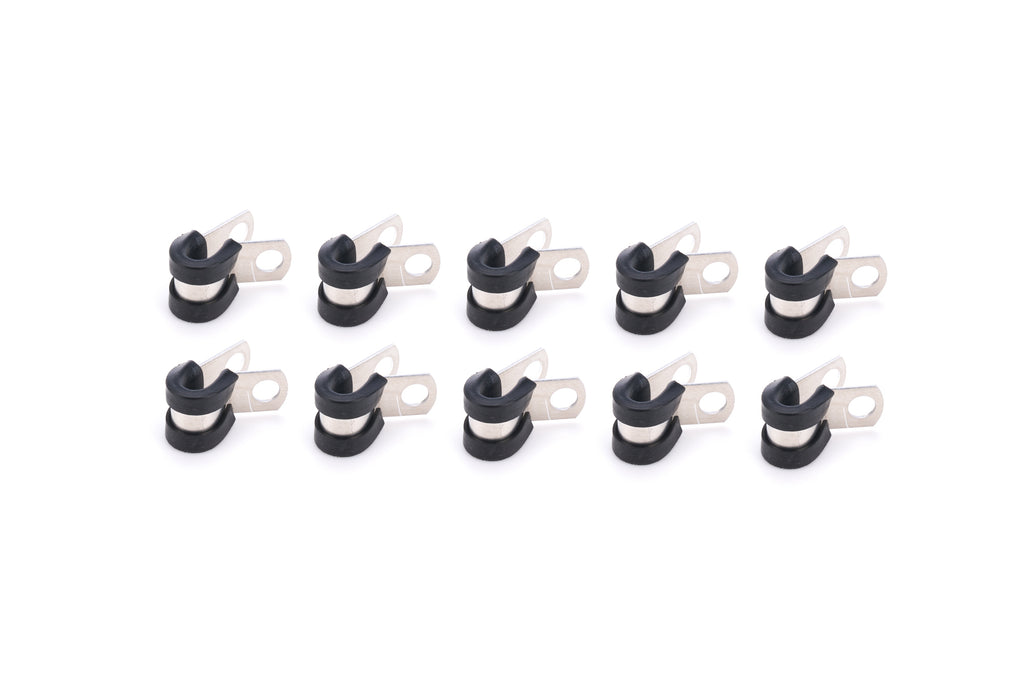QUICKCAR RACING PRODUCTS 66-830 Adel Line Clamps Alum 1/4in 10pk