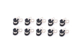 QUICKCAR RACING PRODUCTS 66-830 Adel Line Clamps Alum 1/4in 10pk