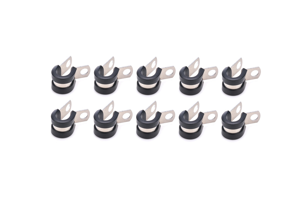 QUICKCAR RACING PRODUCTS 66-832 Adel Line Clamps Alum 3/8in 10pk