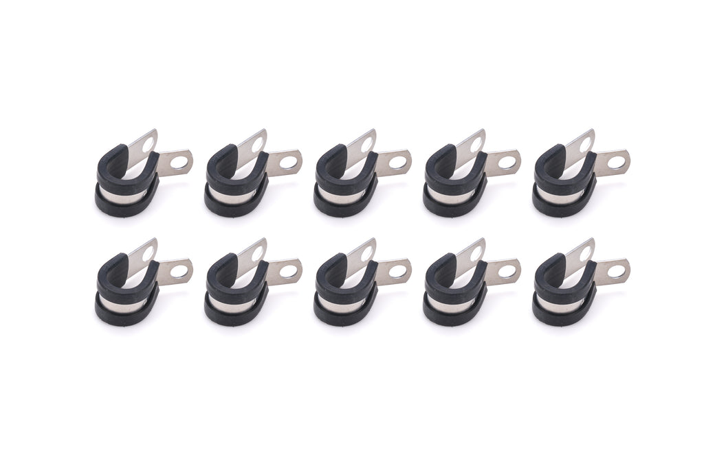 QUICKCAR RACING PRODUCTS 66-834 Adel Line Clamps Alum 1/2in 10pk