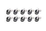 QUICKCAR RACING PRODUCTS 66-834 Adel Line Clamps Alum 1/2in 10pk