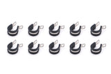 QUICKCAR RACING PRODUCTS 66-838 Adel Line Clamps Alum 3/4in 10pk