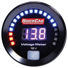 Load image into Gallery viewer, QUICKCAR RACING PRODUCTS 67-007 Digital Volt Gauge 8-18