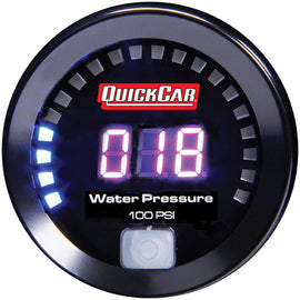 QUICKCAR RACING PRODUCTS 67-008 Digital Water Pressure Gauge 0-100