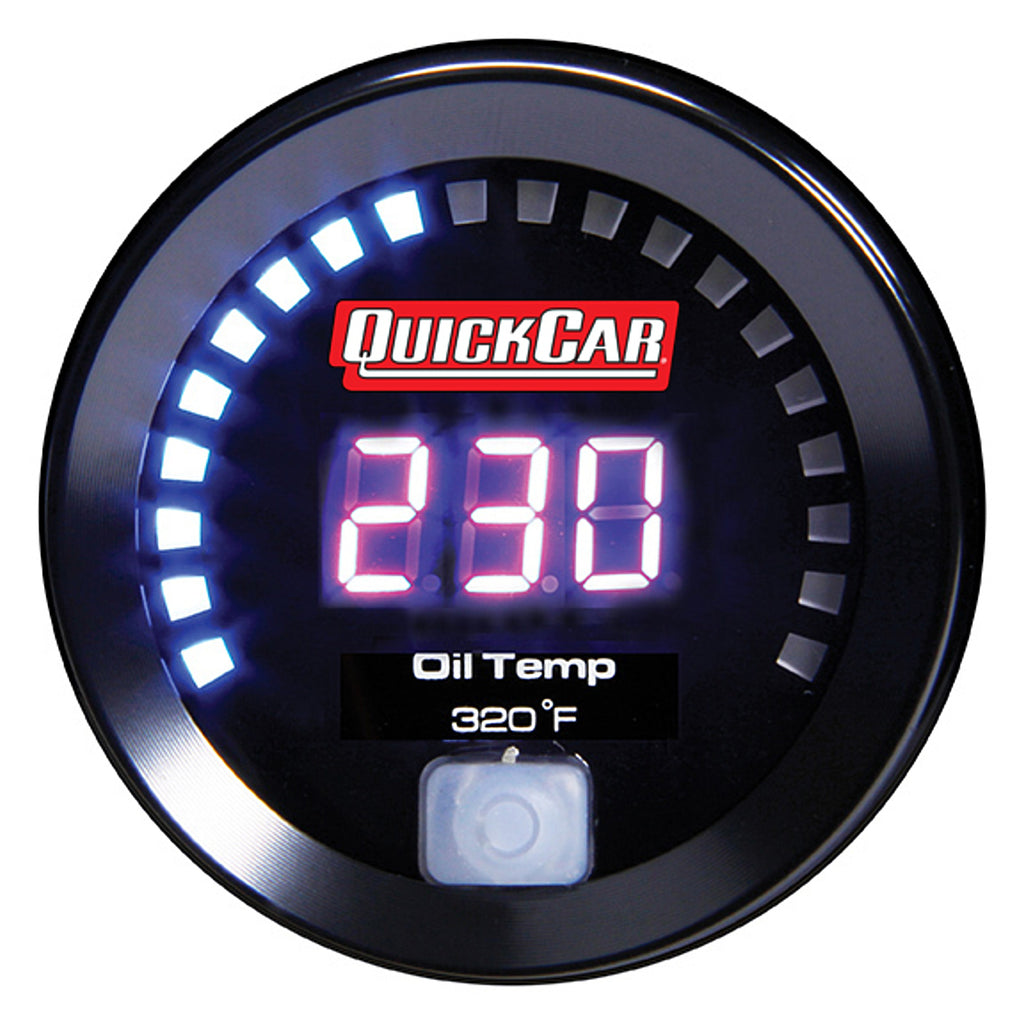 QUICKCAR RACING PRODUCTS 67-009 Digital Oil Temperature Gauge 100-320