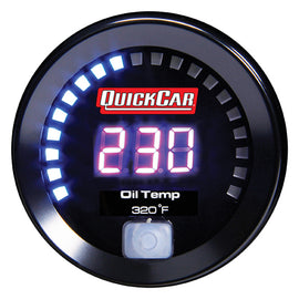 QUICKCAR RACING PRODUCTS 67-009 Digital Oil Temperature Gauge 100-320