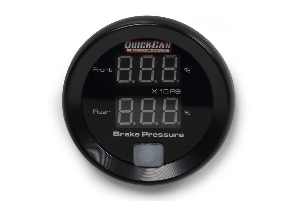 QUICKCAR RACING PRODUCTS 67-101 Brake Bias Digital Gauge w/ Senders