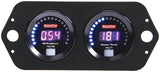 QUICKCAR RACING PRODUCTS 67-2004 Digital 2-Gauge Panel Open Wheel OP/WT