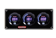 Load image into Gallery viewer, QUICKCAR RACING PRODUCTS 67-3012 Digital 3-Gauge Panel OP/WT/FP