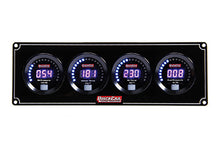 Load image into Gallery viewer, QUICKCAR RACING PRODUCTS 67-4021 Digital 4-Gauge Panel OP/WT/OT/FP
