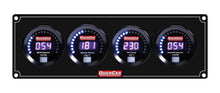 Load image into Gallery viewer, QUICKCAR RACING PRODUCTS 67-4022 Digital 4 Gauge Panel OP/WT/OT/FP100