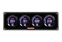Load image into Gallery viewer, QUICKCAR RACING PRODUCTS 67-4026 Digital 4-Gauge Panel OP/WT/FP/WP
